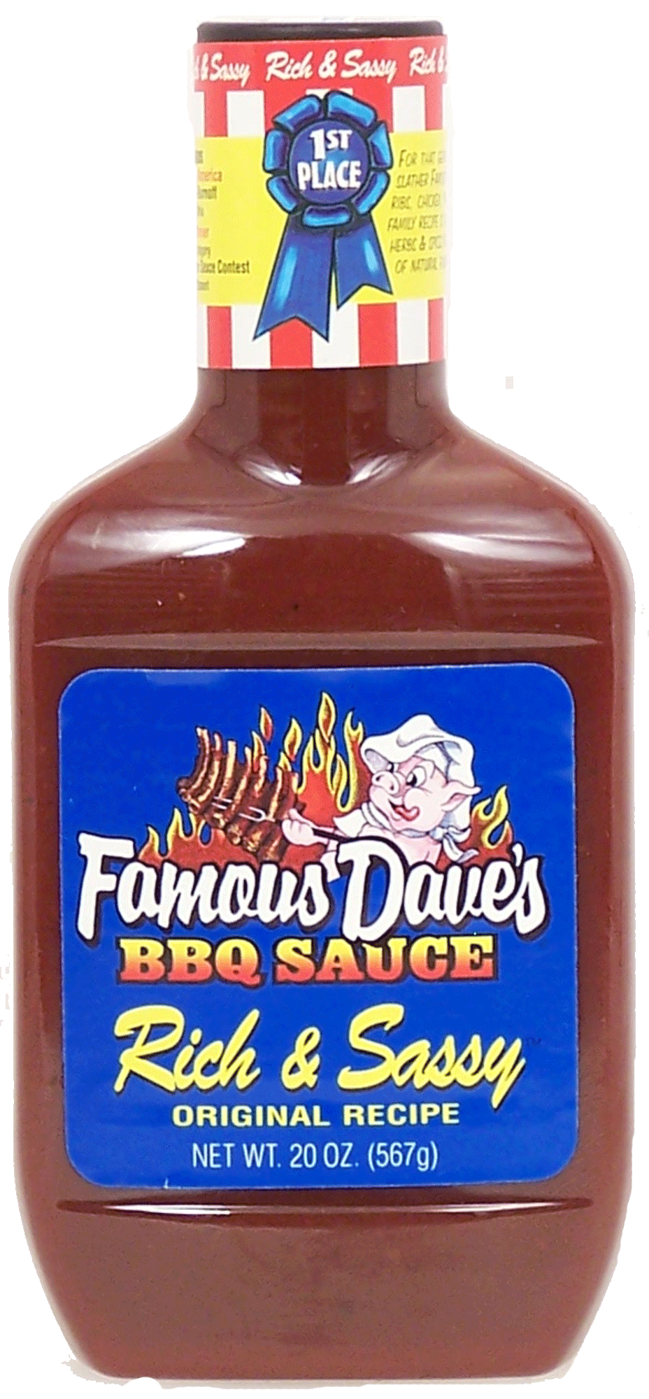 Famous Dave's  rich & sassy bbq sauce Full-Size Picture